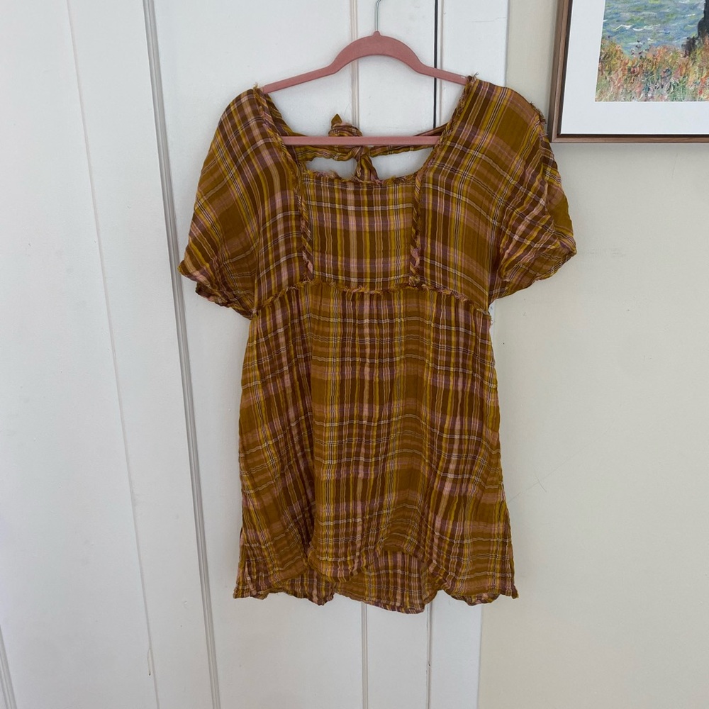 Anthropologie cotton summer dress